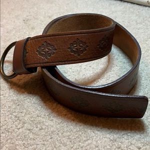 Landes Italian leather Canadian-made belt